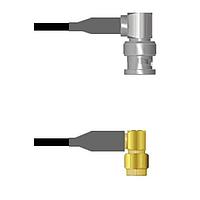 Amphenol Custom Cable Q-0E0360008007i RF Cable Assemblies BNC-RP/SMA-RP RG58 7I