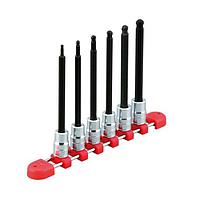 KTC TBT3L06BPH Long Ball Point Hex. Wrench Set (6 tools, 3/8 inch, ball point)