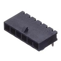Molex 215760-1006 PCB Receptacle Micro-Fit+ RA Header 6Circuits Black