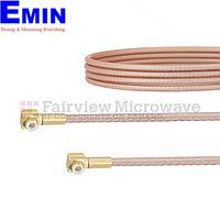 Fairview FMCA1416 Snap-On RA MMBX Plug to RA Snap-On MMBX Plug Cable RG316 Coax