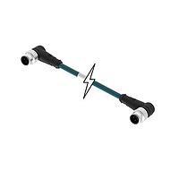 Molex 1201080171 Sensor Cables / Actuator Cables MIC 4P M/MP 90/90 D-CODED 5M TPE