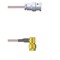 Amphenol Custom Cable Q-0I0330001007i RF Cable Assemblies BNC-SP/SMA-RP G178 7I