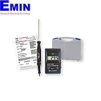 Senseca GTH 175 PT-G Precision pocket thermometer (-199.9 ... +199.9 °C, mini Tefl on probe)