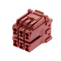 Molex 212209-2042 Receptacle Housing CP3.3 Rcp Hsg 3.30mm DR PsLck GW 4Ckt Red