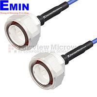 Fairview FMC1515951 Low PIM 7/16 DIN Male to 7/16 DIN Male LSZH Jacketed Cable 0.141 Formable Low PIM Coax and RoHS Compliant