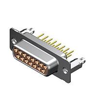 Molex / FCT 173109-0244 Standard Density FCT DSUB STR PC RCPT 25 PN W/SNAPIN
