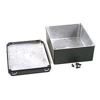 Hammond Manufacturing 1590WXFLBK Enclosures Diecast w/Flange 5.72x2.06x4.77"Black