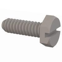 Essentra Components 010632X043 Hex Slotted Hex Slotted Screw, #6-32 Thread, 7/16 Lg