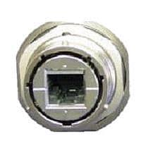 Amphenol Socapex RJF62A1G Circular Cat6 RJ45 SQ Flange REC Green