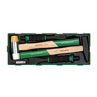 TOPTUL GTA0428 Hammer & Soft Grip Chisel Set (4 pcs)