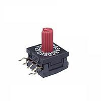 NKK Switches FR01KR16H-S Rotary Switches 10MM HEXA 16P SHAFT REAL CODED R/A