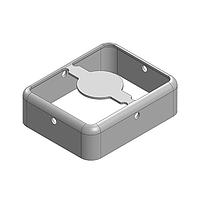 Masach Tech MS168-10F EMI/RFI Shield Frame, Two-Piece 16.8 x 13.5 x 5mm Two-piece Drawn-Seamless RF Shield/EMI Shield FRAME (CRS)
