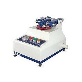 Calibration support for abrasion testing equipment used in material durability evaluation