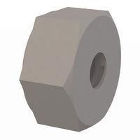 Essentra Components 0400440HNS Hex Nut Hex Nut, #4-40 Thread, .124 Height