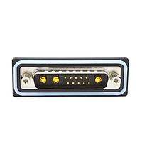 NorComp CDFR13W3113L211 Mixed Contact D-Sub Connectors 13W3 R/A solder M FL 4-40 int thrd 20 Amp