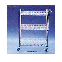 SciLab SL.Car7042 Stainless-steel Cart (Wire shelf-type, 3 shelves)