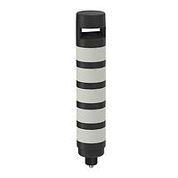 Banner Engineering TL70GYRWQ Modular Tower Light TL70 Tower Light; Black Housing: 4-Color Indicator; Voltage: 12-30 V dc; Environmental Rating: IP65; Input: Bimodal; Colors: Green Yellow Red White; 5-pin M12 Integral QD