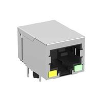 ERNI - TE Connectivity 203191-E Modular Connectors / Ethernet Connectors MJIM IM 1X1 S 88 * X R THRU * L1A M3D01