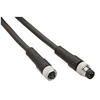 SCHNEIDER TCSXCN1FNX10E Bus System Cable BUS CABLE,STRAIGHT,M12-B,FEMALE-WIRE,10M