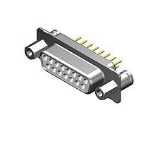 Molex / FCT 173109-0453 D-Sub Connectors - Standard Density FCT DSUB STR PC RCPT 25 PN W/CLINCH