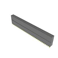 Samtec ESW-132-33-G-D Stackthrough .100" Elevated Socket Strip