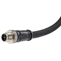 Molex 120501-0004 Double Ended M12 Pwr DE Crdst 4P F 90D M/90D 14AWG 1m