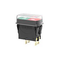 E-T-A Circuit Breakers 3120-N32V-H7T1-SGRX-20A Circuit Breakers Min Ord Qty 10. The 3120-N thermal circuit breaker/switch combination unites overcurrent protection and the function of an ON/OFF switch within a single component. The trip element is a thermal bimetal. Type 3120-N is ideally suited for overload prot