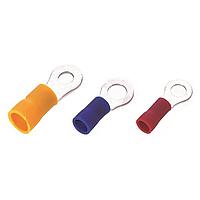 KS Terminals DRV5-1 Butted Seam Vinyl, DIN 46237 Ring, 22-16 AWG, #10