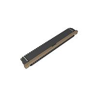 Amphenol FCI SFW30R-3STAE1LF Board Mount 1.00mm Flex Connector, SFW-R series, 30 Position, Bottom side Contact, Side Entry Surface Mount ZIF Connector, Lead Free, with Cable Lock, Selective Gold plated Terminals with Tin-plate Solder-tail.