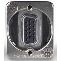 Switchcraft EHHD15FF Dual Port D-Sub Connectors 15 PIN D SUB F-F NIC