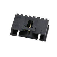 Molex 70555-0041 Shrouded R/A HDR TRI-PEG 7P low profile