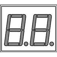 Kingbright DA04-11PBWA/A Numeric Display Blue diffused 2 Digit