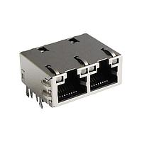 TRP Connector 1840572-7 Magnetic Jack MAGJACK TU 2PORT 1GBT LED PRESS-FIT