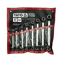 Yato YT-0396 Bi-hexagonal ring spanner set 8pcs