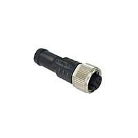 Amphenol LTW M12B-05BFFM-SL8A02 Sensor Cables / Actuator Cables M12 Circular Metric Connector, B Code, Metal, 4A, 05 pins, Female Connector, Female Contact, Straight, Screw Thread, Overmolded, Length 2000mm, IP68 / IP69K