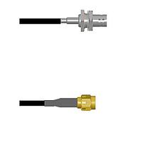 Amphenol Custom Cable Q-0403B0003024i RF Cable Assemblies BNC-SJB/SMA-SP G174 24I