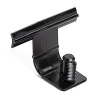 HellermannTyton 151-02741 Standoff Bundling Clip Standoff Bundling Clip, 1.6" Long, Panel Thickness 0.6-.6.1 mm, PA66HIRHSUV, Black, 2,000/carton