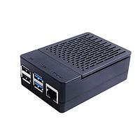 Seeed Studio 114992053 Cases ABS H-Type Black Case for Raspberry Pi 4 B