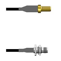 Amphenol Custom Cable Q-2Z04K0008011i RF Cable Assemblies SMA-SJ/TNC-SJ RG58 11I