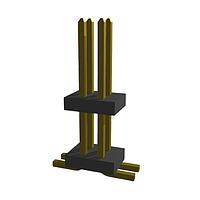 Samtec FW-04-02-L-D-157-157 Board to Board & Mezzanine Connectors Flexible Micro Board Stacking Header