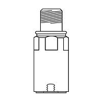 Amphenol Wilcoxon PC420ATP-05-DA Vibration Sensors Top exit, 85 C, 4-20 mA ( 5% @ full scale) proportional to Acceleration, True peak (85 C limited), 5 g (49 m/sec2), Dynamic Acceleration -100 mV/g, (10.2 mV/m/sec2), 1/4-28 mounting hole (stud included), 3 pin MIL-C-5015 connector.