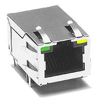 Pulse Electronics J1006F21NL Magnetic Jack 1X1TAB UP 4-CORE