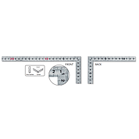 NIIGATA SEIKI SDD-50CKD Square ruler, 500x250 mm