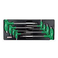 TOPTUL GAAT0803 - 8PCS - L-Type Two Way Ball Point & Hex Key Wrench Set