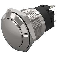 EAO 82-5561.1000 Anti-Vandal 82-5561.1000.pushbutton.momentary.19 mm.aluminium natural.flush/raised.no LED.no colour.no LED.soldering terminal