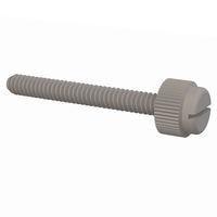 Essentra Components 090632112TEG Knurled Screw Slotted Thumb Screw, #6-32 Thread, 1 1/8 Lg