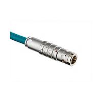 Amphenol LTW SLKC-A08FGMS-GCP-225 Connectors FLOS+, K Series C Size, Metal, 2A, 08 pins, Male Connector, Male Contact, Straight, Push Pull, Solder, Field Installable, F6.2 - F6.5mm, IP68