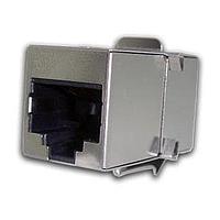 Amphenol Commercial Products RJE172881221 Modular RJ45 Coupler, Cat3, With Shield