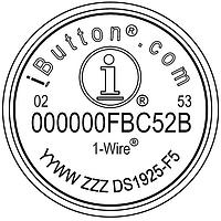 Analog Devices DS1925L-F5# Thermochron THERMOCHRON,IBUTTON, F5 CAN ,HI-RES,64K