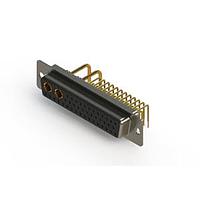 EDAC 630-43W2250-1N1 Mixed Contact D-Sub Connectors Right-angle Power Combo D-Sub Connector